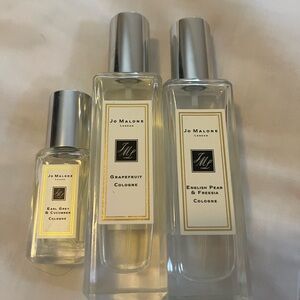 Jo Malone Grapefruit, English Pear & Freesia, Earl Grey & Cucumber Cologne Set